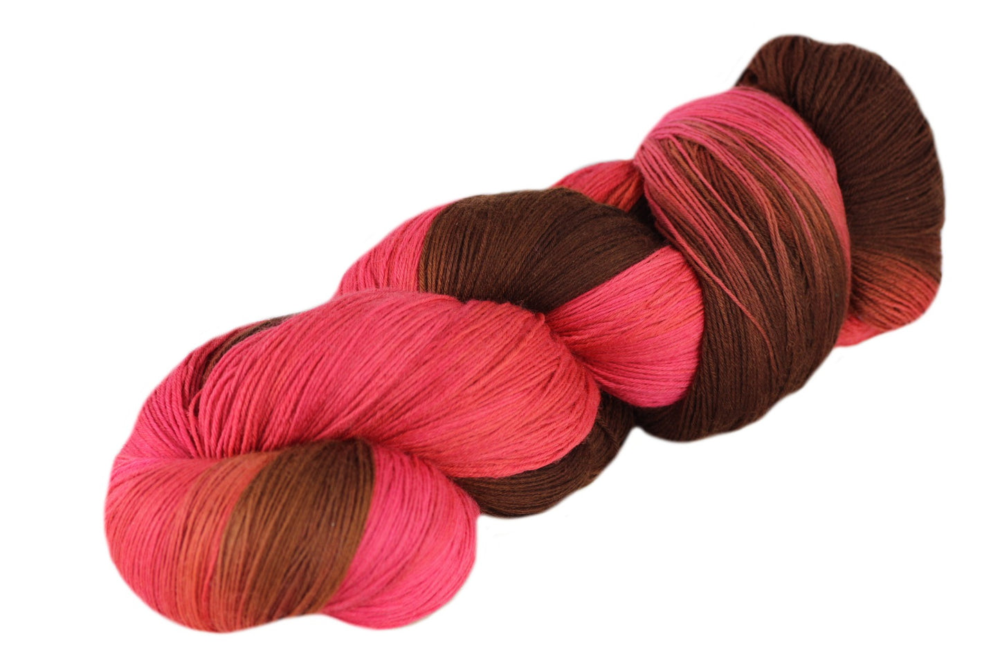 Lace yarn: peach kernel