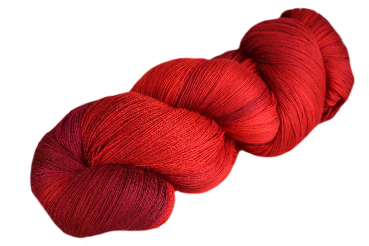 Lace yarn: ruby