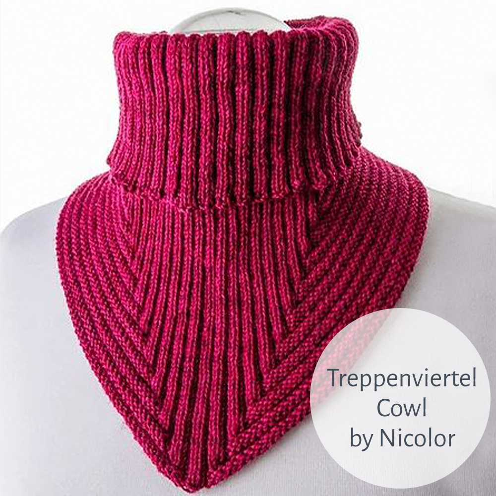 Anleitung by Nicolor : Treppenviertel Cowl