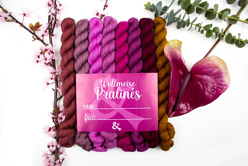 Pure: Wollmeise Pralinés Set: Rot