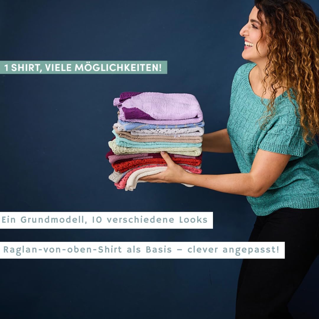 Aus 1 mach viele. Raglan-Shirts stricken