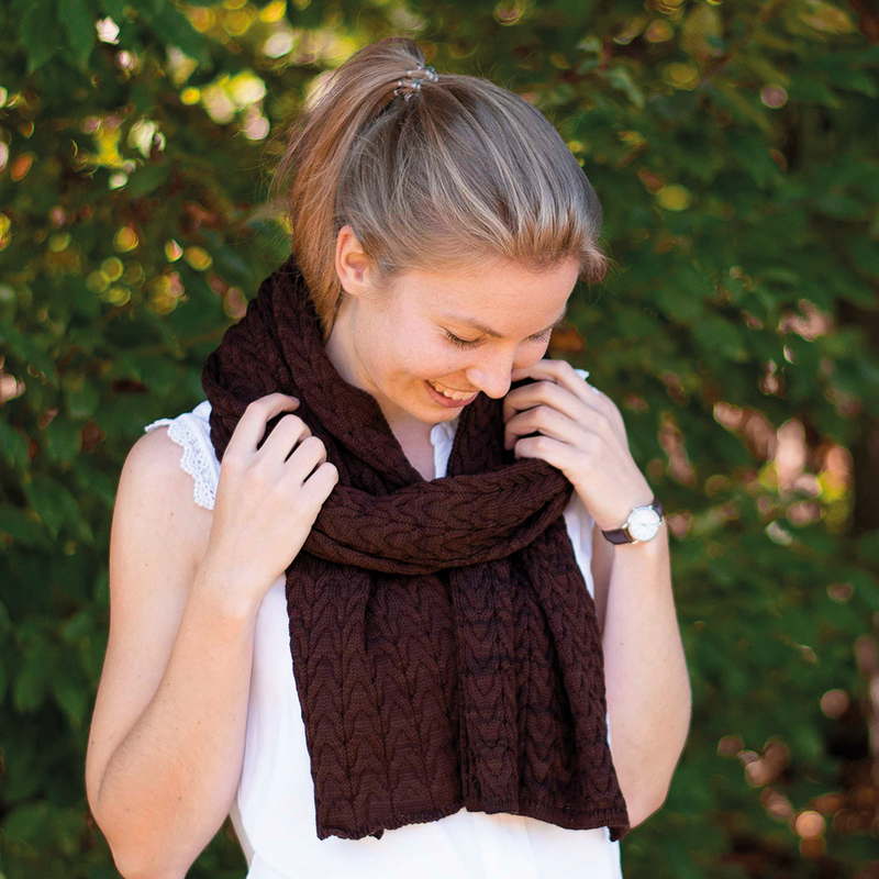 Wollmeise & Schal (zartbitter)