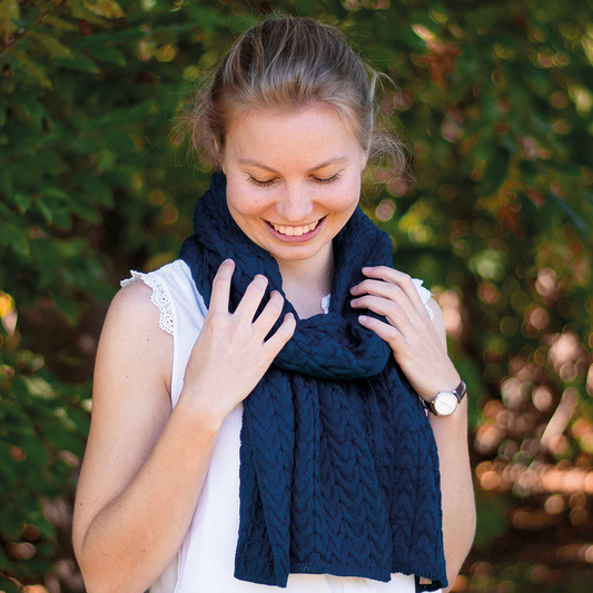 Wollmeise &amp; Scarf (My old blue Jeans)