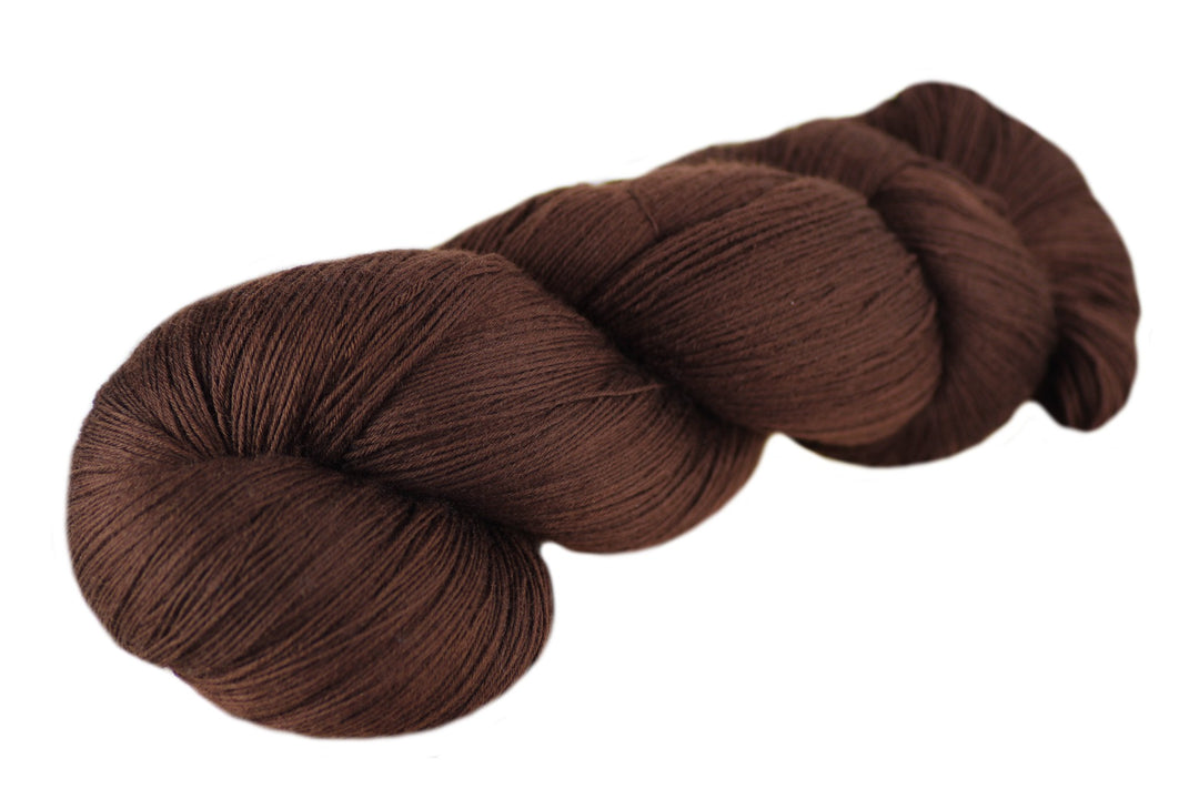 Lace yarn: dark chocolate