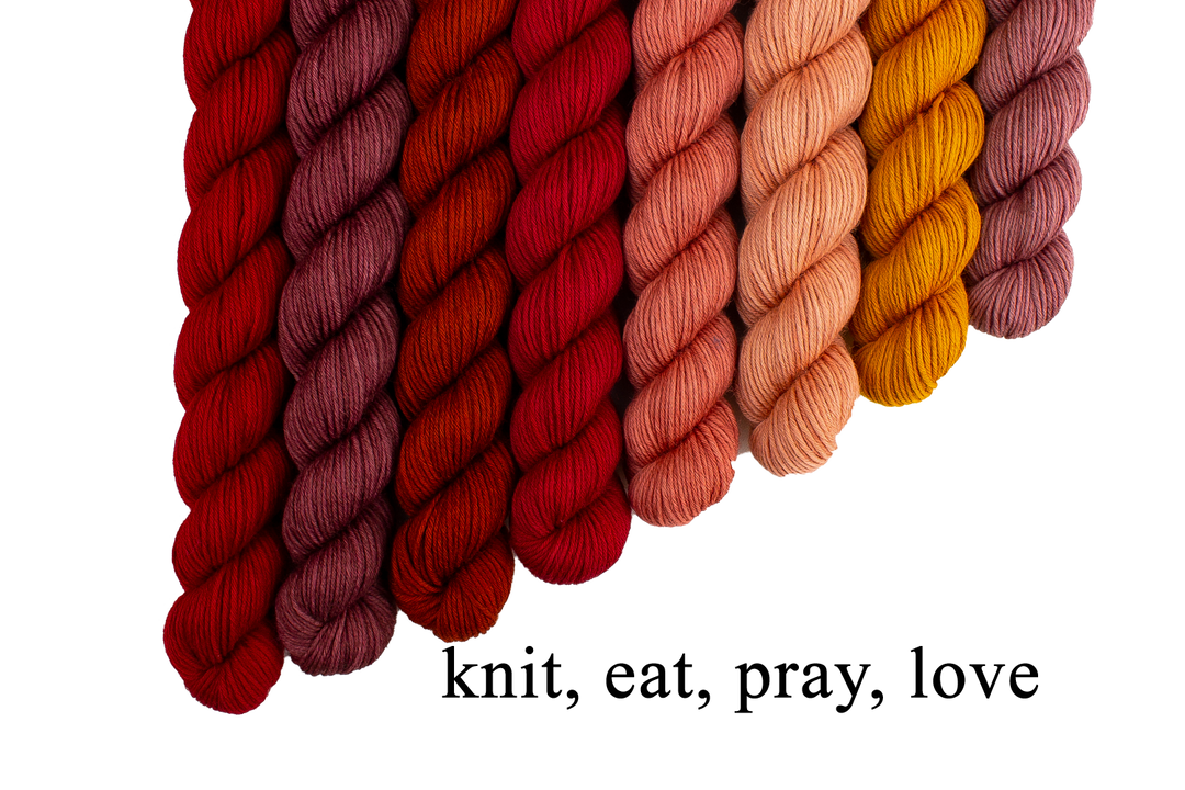 Twin: knit, eat, pray, love