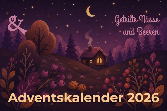 DK: Wollmeisen Adventskalender 2026: Geteilte Nüsse und Beeren