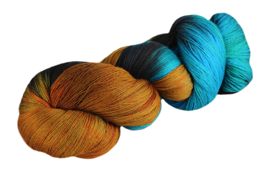 Lace yarn: Franz with chicken pox