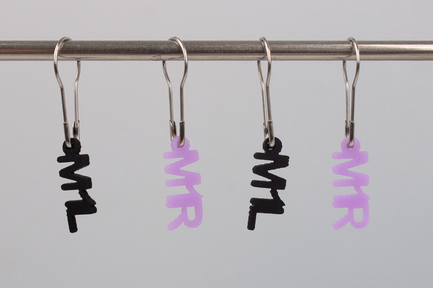 Lazadas: Maschenmarkierer (k2tog-ssk rot.blau)