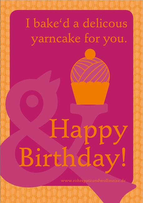 Magnetschild (Happy Birthday)