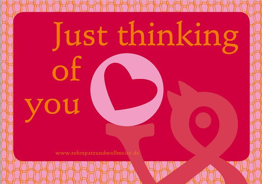 Magnetschild (Just thinking of you)