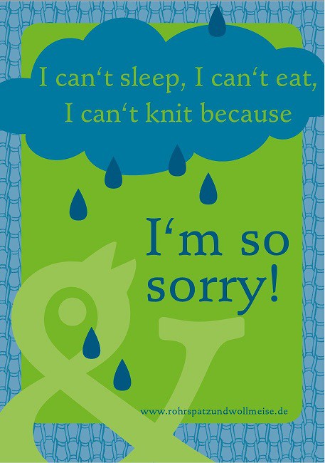 Magnetschild (I'm so sorry)