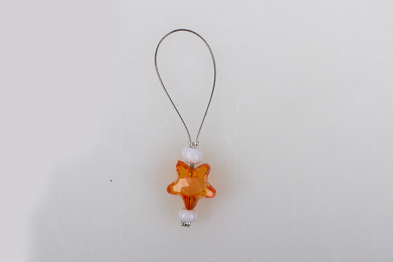 Stitch marker: Star (Orange)