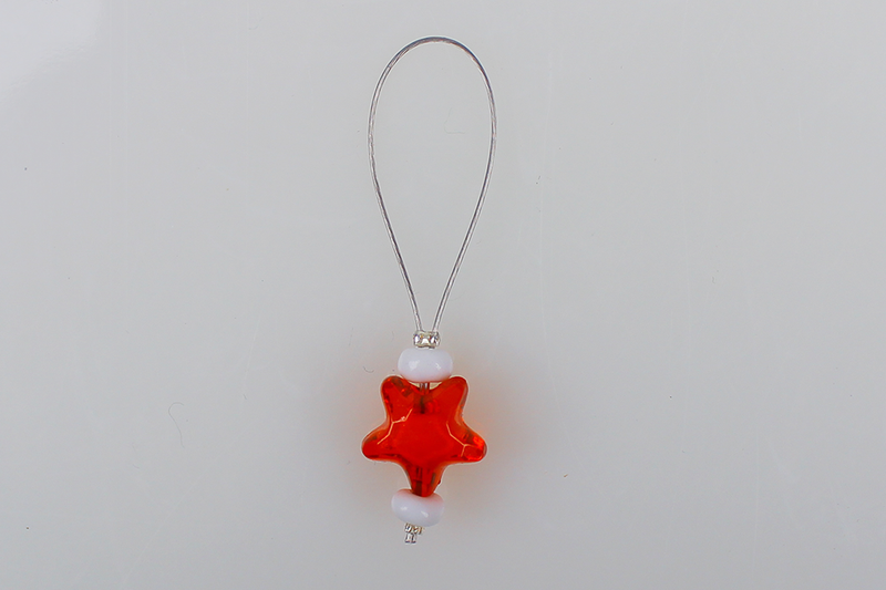 Stitch marker: Star (Red)