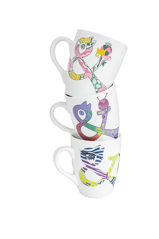 Sammeltassen Set "&" 2018 + 2019 + 2020