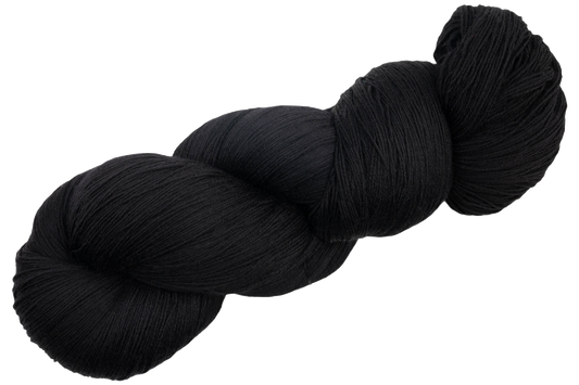 Lace yarn: Black