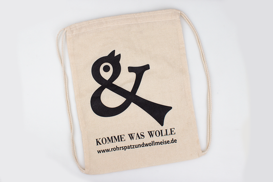 Stoffbeutel: KOMME WAS WOLLE
