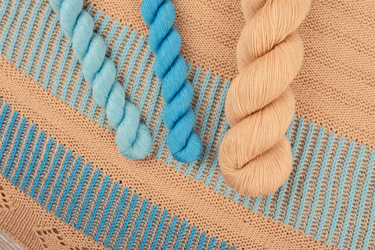 Anleitung by Joél Joél: Paris Tuch + Garnset (Beige)