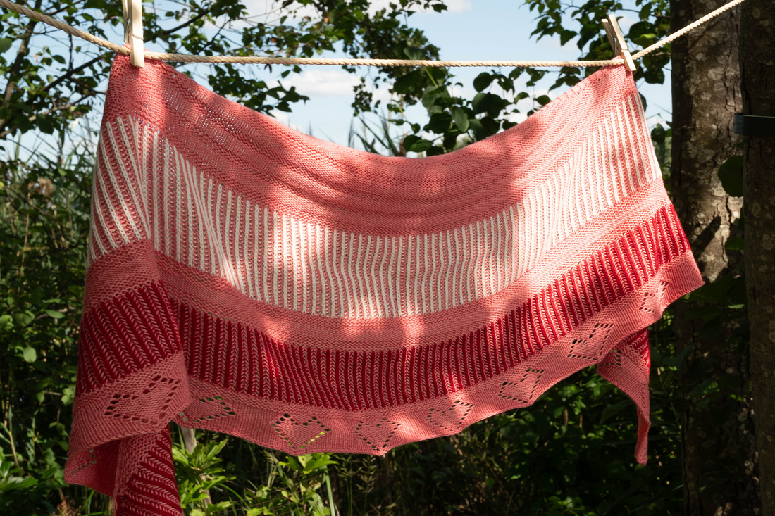 Anleitung by Joél Joél: Paris Tuch + Garnset (Rosa)