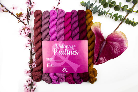 Pure: Wollmeise Pralinés Set: Red