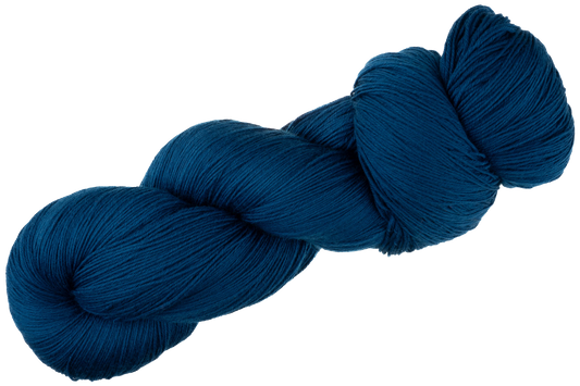 Lacegarn: blaue Tinte