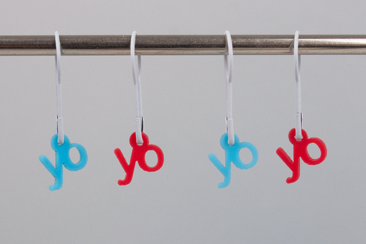 Lazadas: Maschenmarkierer (yo - rot.blau)